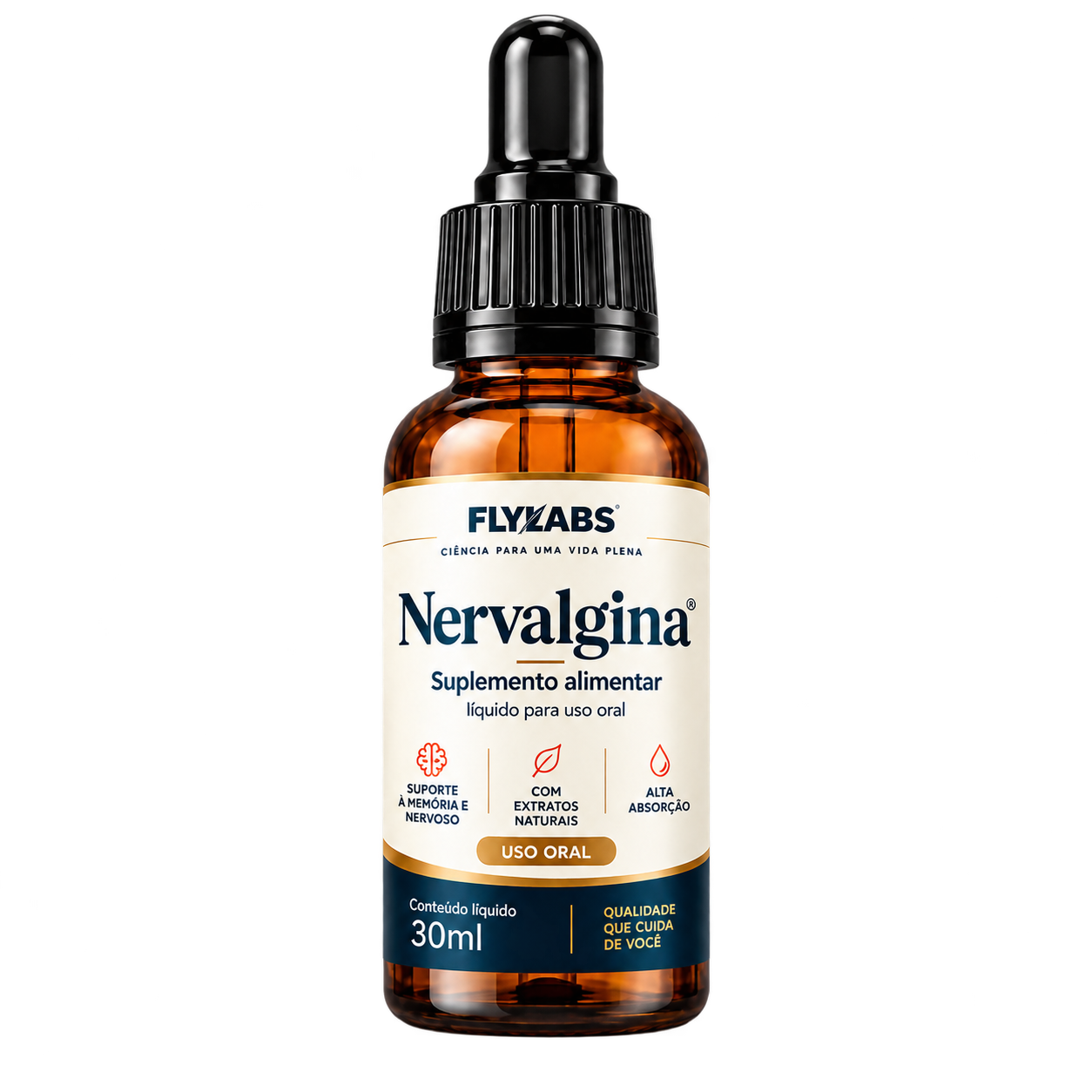 Frasco NERVALGINA da FLYLABS com 30 ml